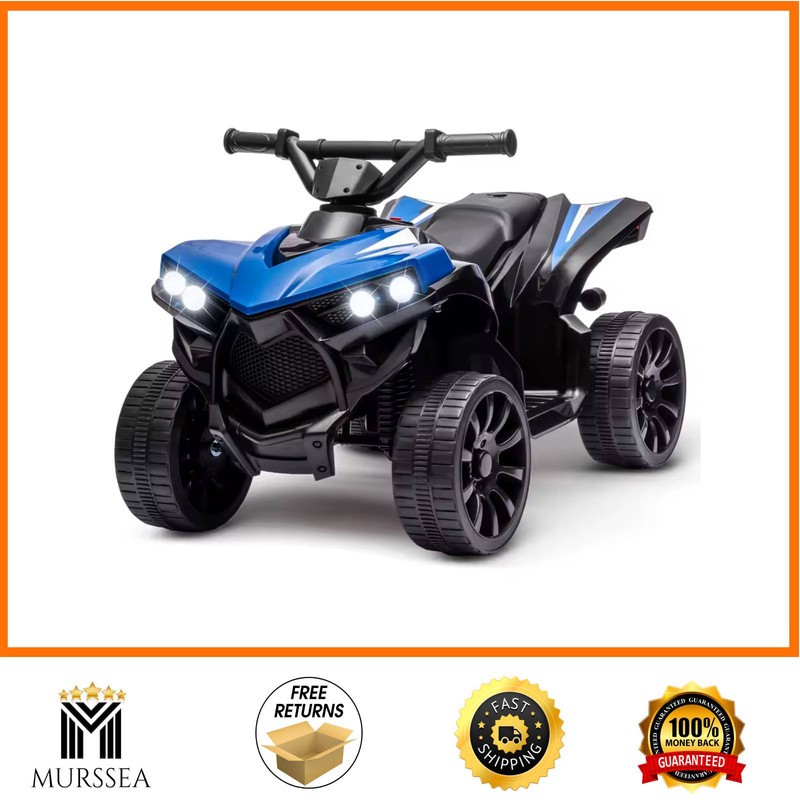 6V Kids Ride On Toy ATV Quad Electric 4-Wheeler Car 1.8MPH Power Battery Powered