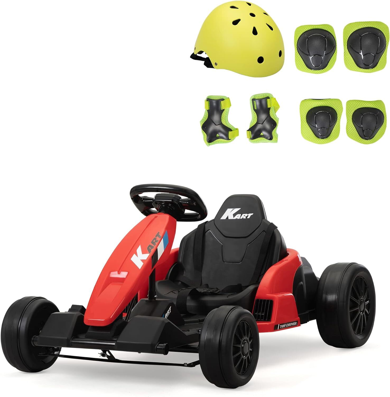 24V Kids Electric Drifting Go Kart 8mph Max Speed for Kids Ages 4-16 Years