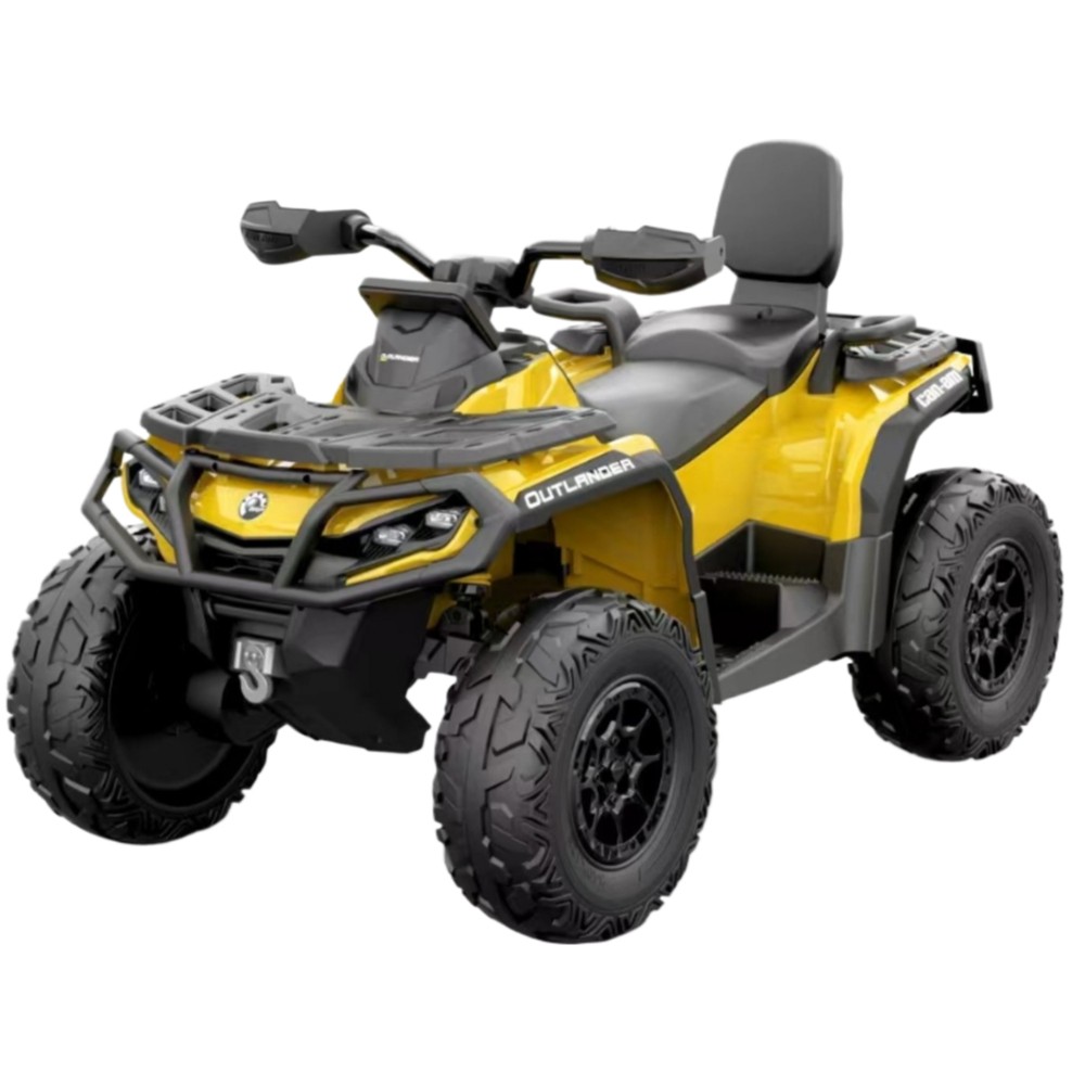 24V 800W Kids ATV, 110LBS Load, 5MPH, Off-Road W/ Big Tires & LED Lights, 2 Seat