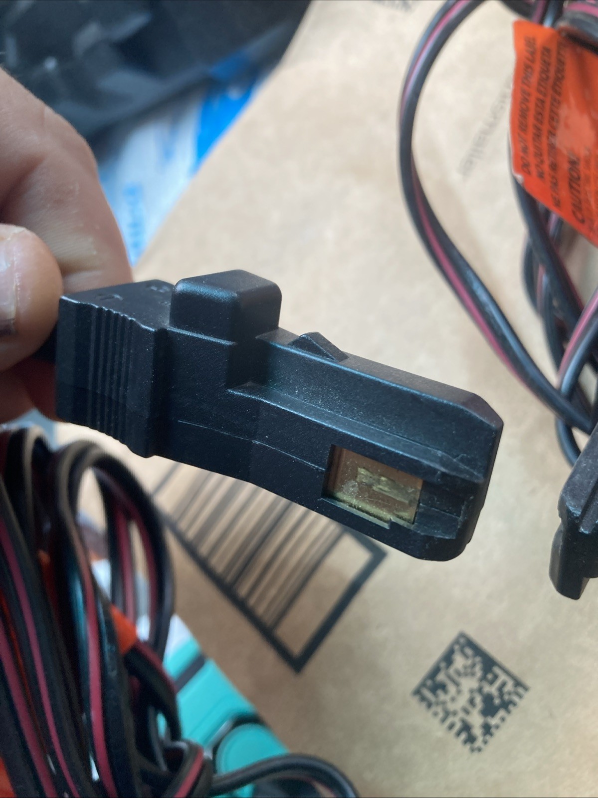(2) Fisher Price 00801-1778 Power Wheels 12V 1A Adapter Charger Cords, OEM