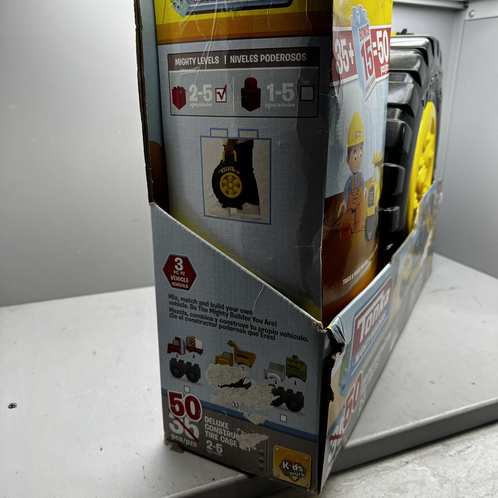 Tonka Mighty Minis Deluxe Construction Tire Case Set – 50pc Brand New!