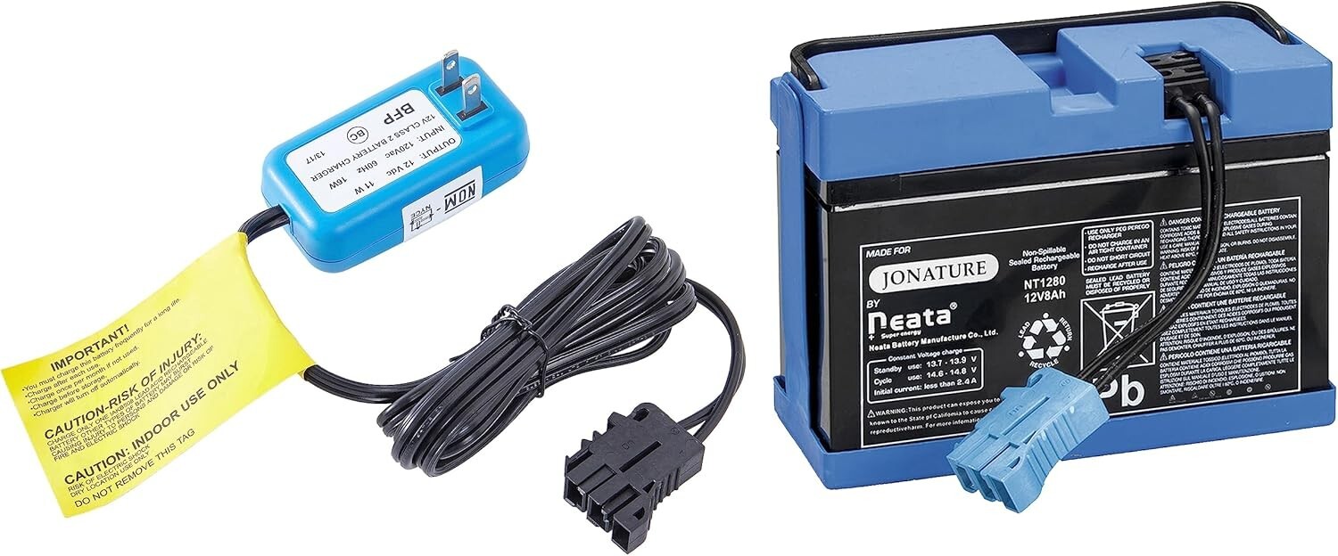 12V 8AH Kids Ride On Toy Battery & Charger Kit – Fully Charged & Easy Install