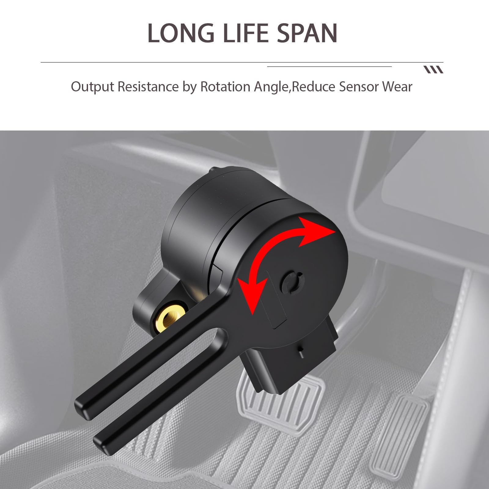 Brake Pedal Position Sensor Brake Pressure Light Switch Compatible with Trave…