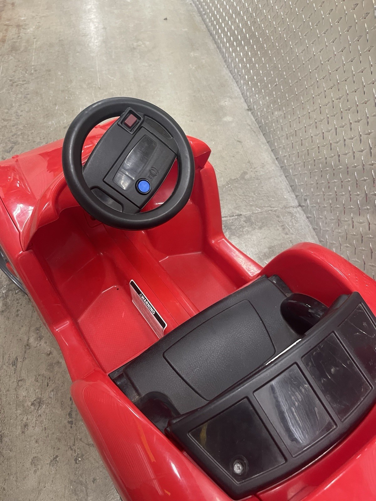 Rare Power Wheels Fisher Price Lil Lighting McQueen CARS Ride On Needs Battery