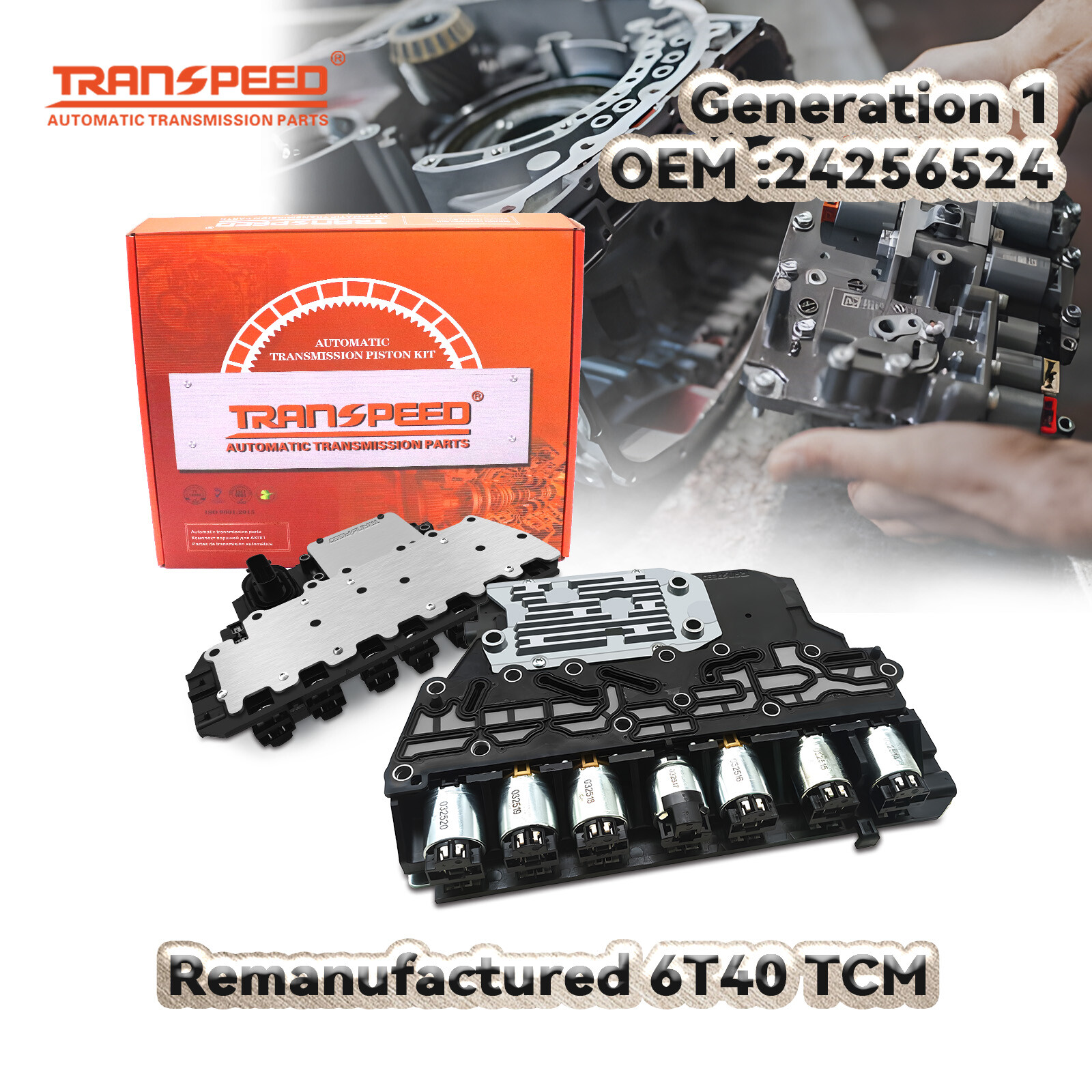 6T40 6T45 6T50 TCM TCU Transmission Control Module GEN1 For Chevy Buick 24256524