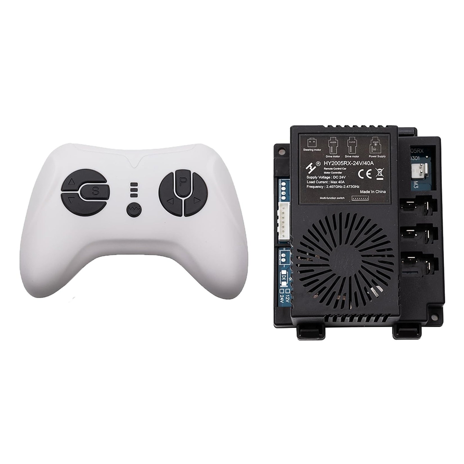 HY2005RX-24V JR1839 WH Combination of Remote Control and Receiver, Ride on To…