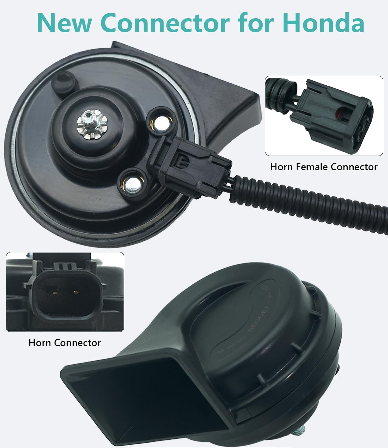 Car Horn Connector Converter for Honda CR-V, Civic, HR-V | Dual Tone Upgrade Kit