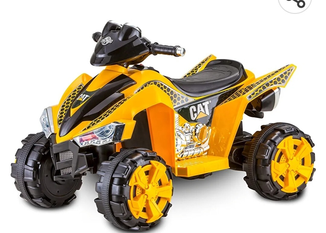 Kid Trax Caterpillar ATV Toddler Ride On Toy, 6 Volt Battery, 3-5 Years, NIB
