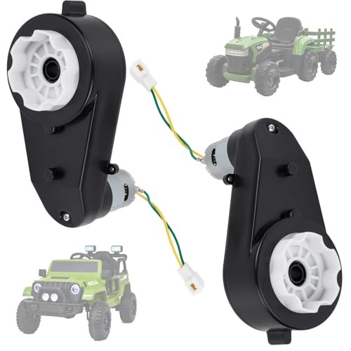 2Pcs Powered Wheels Motor 12V 40000RPM Kids Ride On Car Gearbox Motor Powered