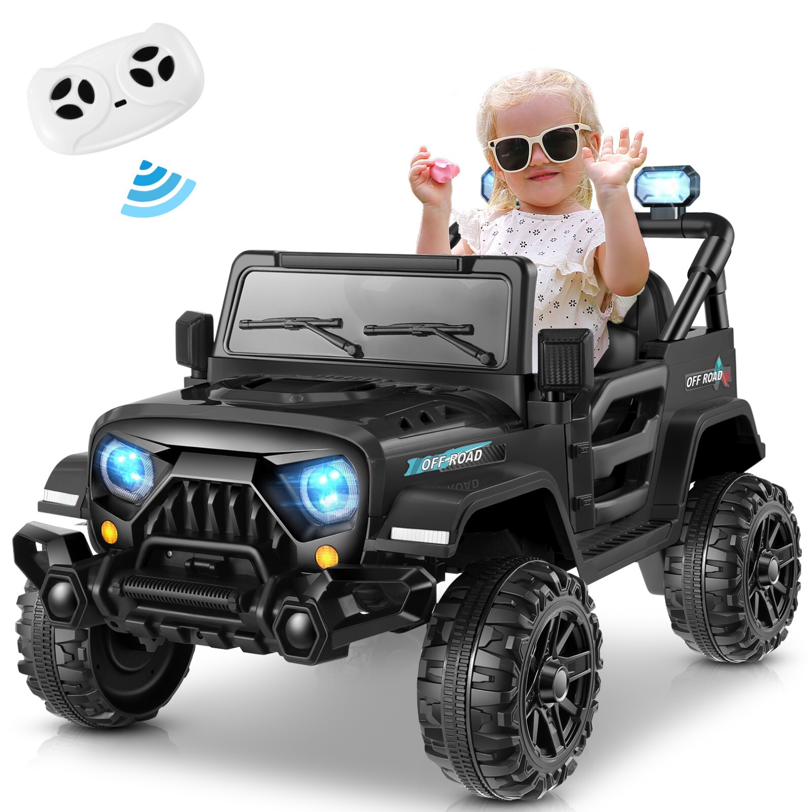 Kids Electric Ride On Truck 12V Power Battery Car w/ Remote Control MP3 Player