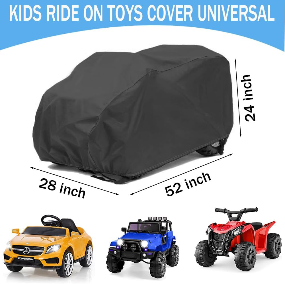 Kids Ride-On Toy Car Cover, Waterproof Kids Car Cover for Large Ride on Truck T