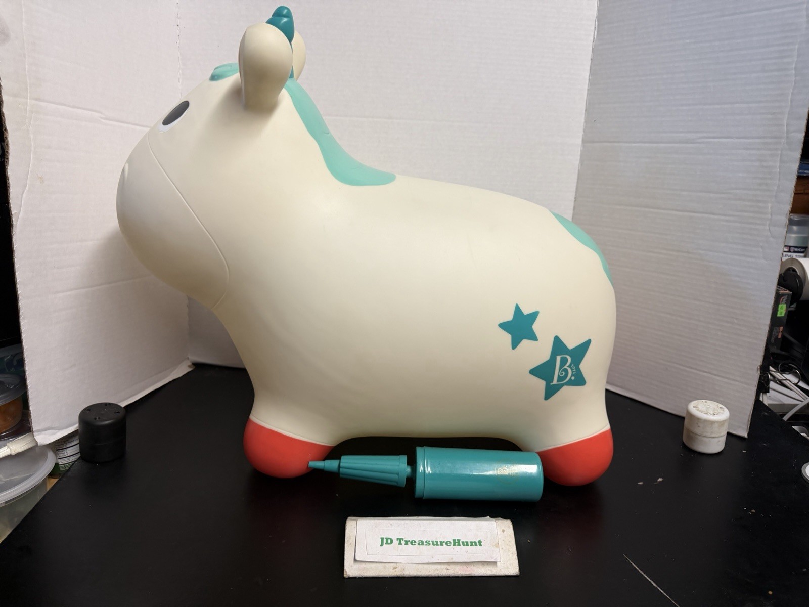 B. Toys Ride-On Unicorn Hopper The Pixie Model W/ Pump EUC 🔥🔥🔥