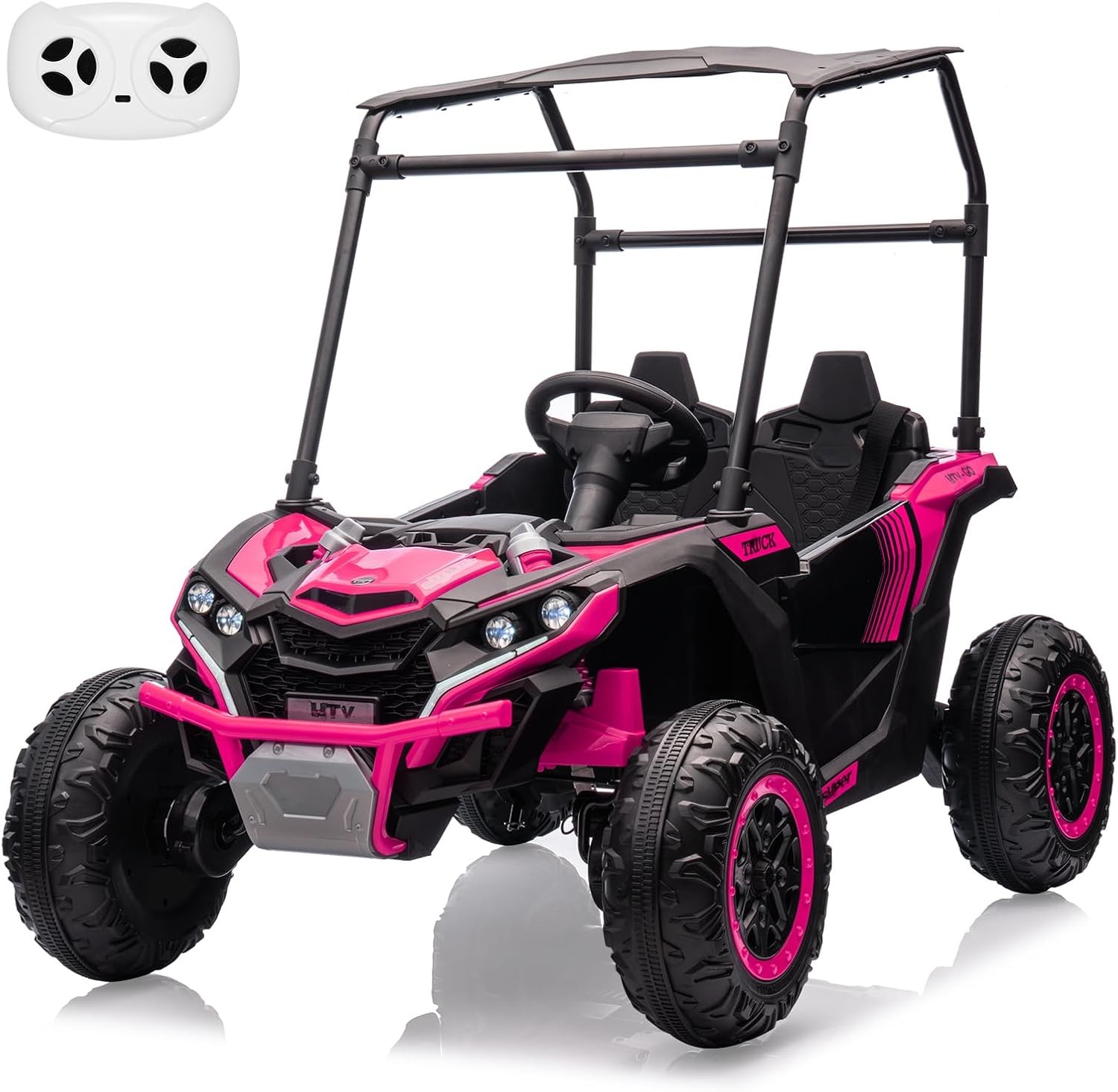 2 Seater Ride On Car Truck 24V Ride On Toys for Kids Electric Vehicle w/Remote