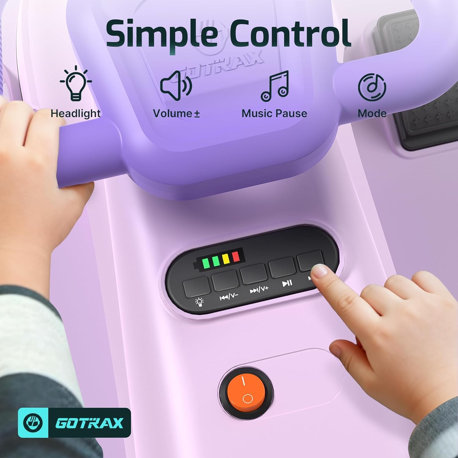 Gotrax WG1 Electric Wiggle Car for Kids 12V 120Min Playtime
