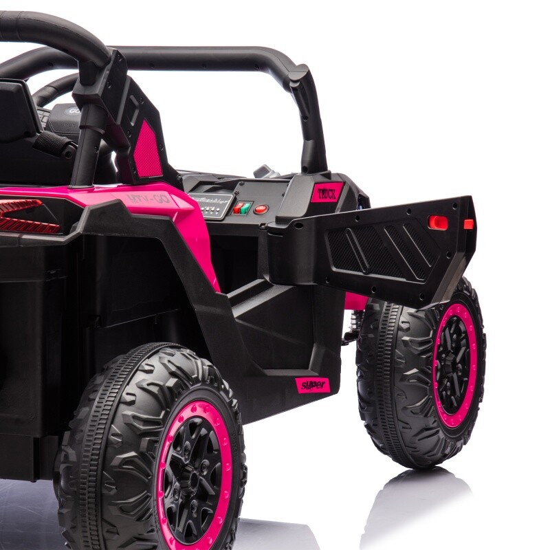24V Kids Ride On UVT Car 4-Wheels Electric Car Toys Off-Road W/Remote for Kid 3+