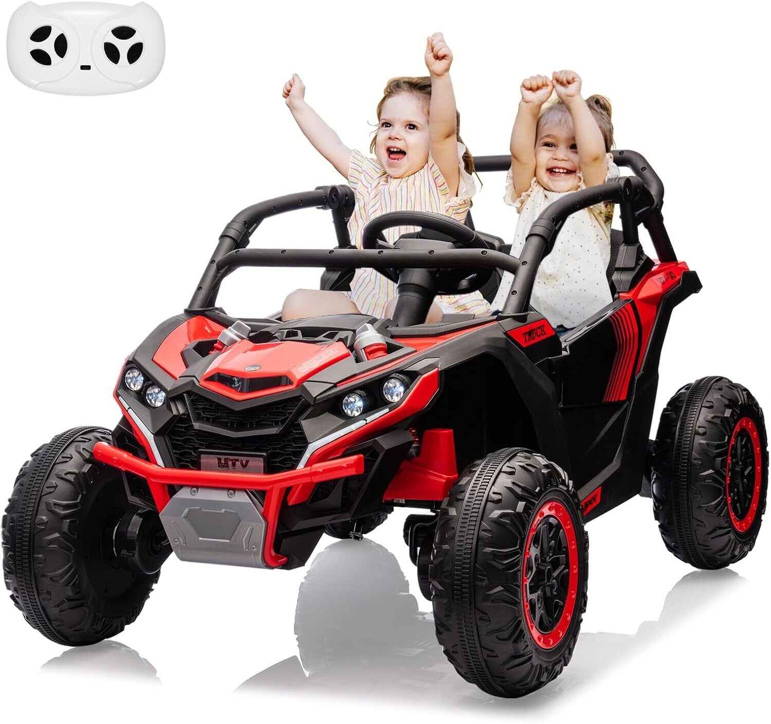 24V Kids Ride On UTV Car for Kids Electric Car Toys 4WD Off-Road W/ Remote Xmas