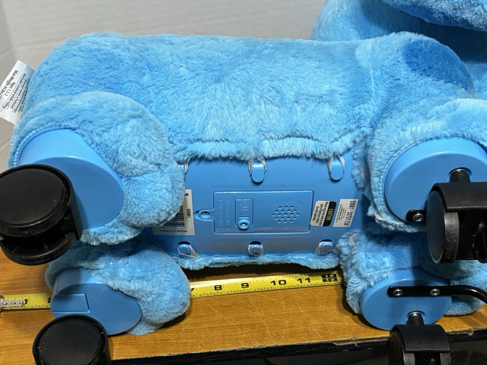 Blue’s Clues Foot to Floor Interactive Ride-On Toy Plush Makes Noise