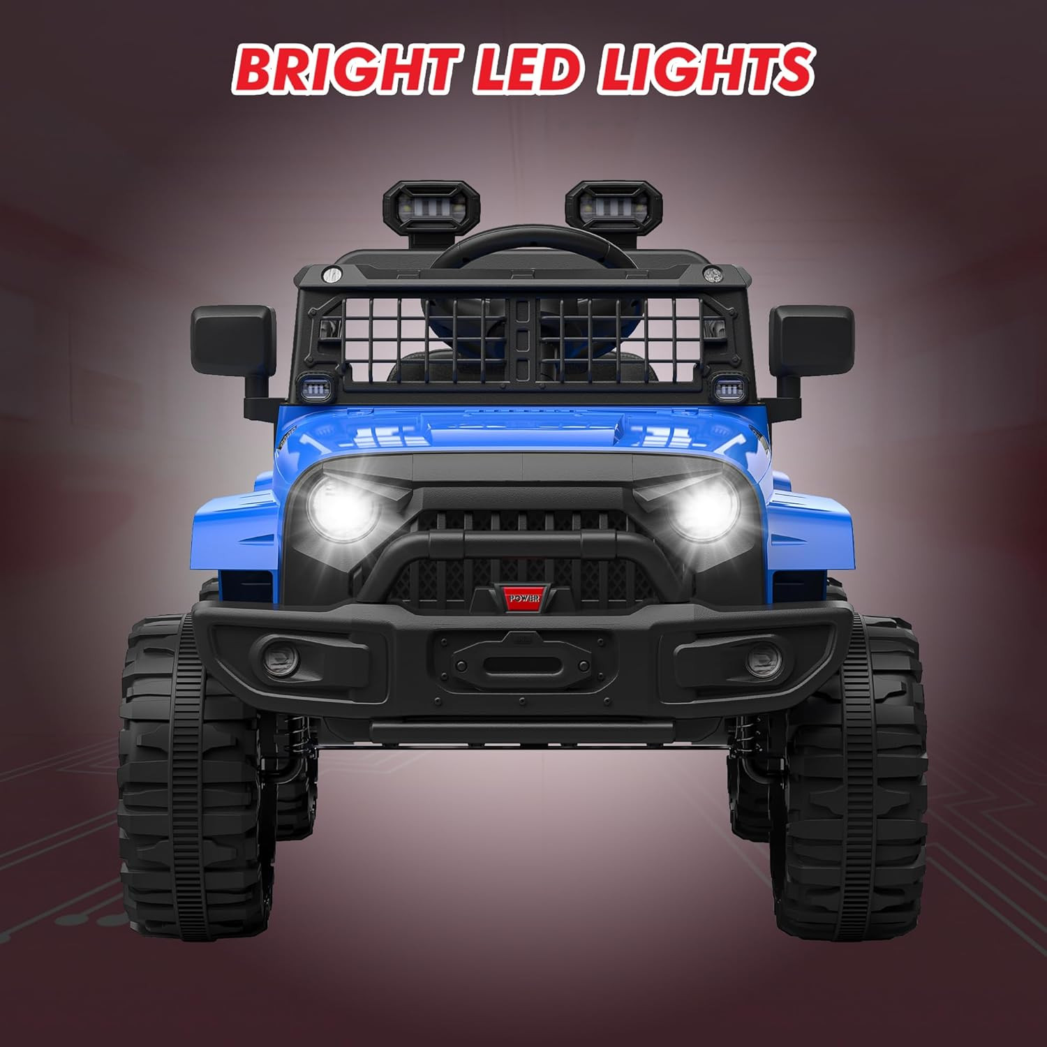 Electric Ride-On Car, 12V 4.5AH Dual Motor 35W Power, Single Seat Car Style for