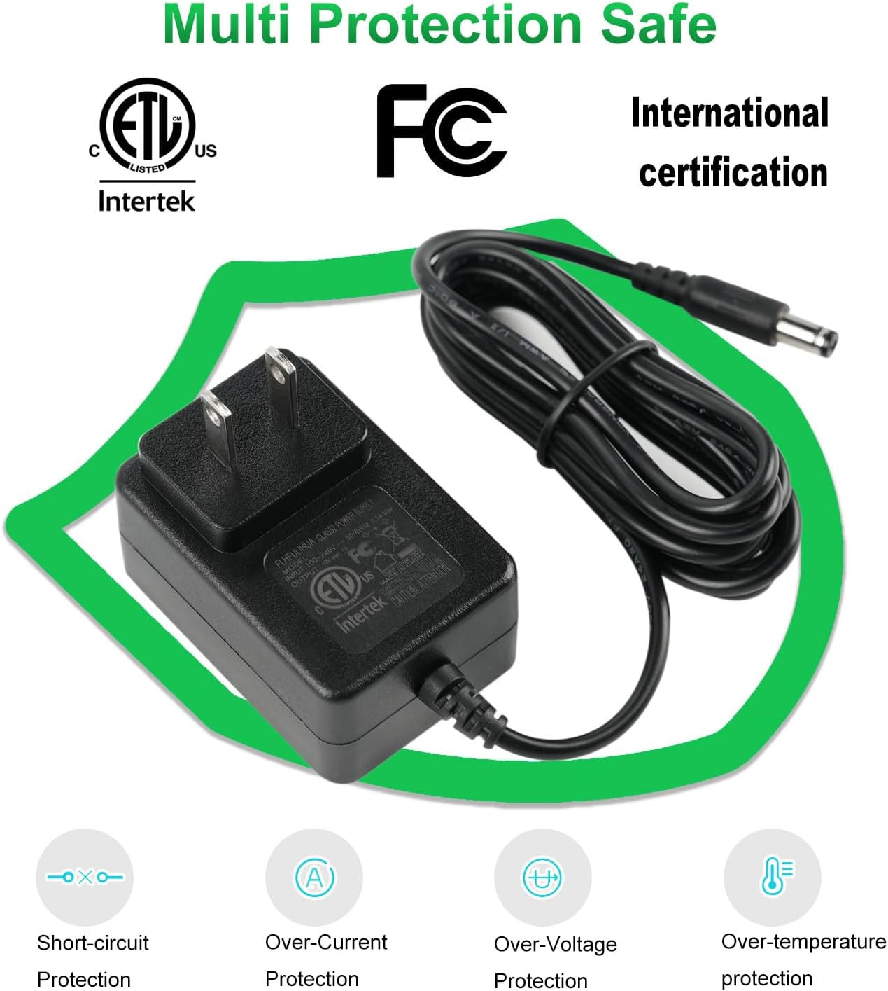12V Battery Charger Kids Ride On Car Bumper Car SUV Mercedes Wrangler ETL Listed