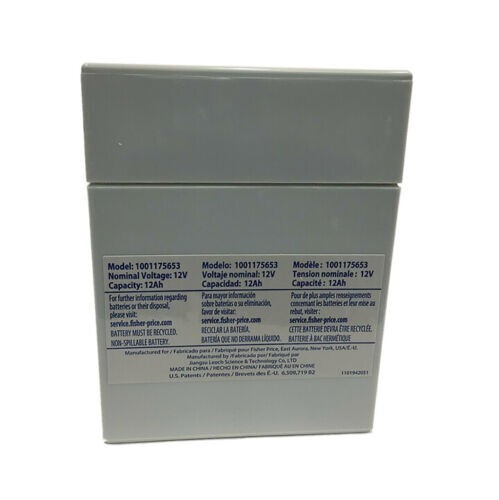 Power Wheels 74310 Fisher Price Chevy Silverado Truck 12 Volt Battery GENUINE