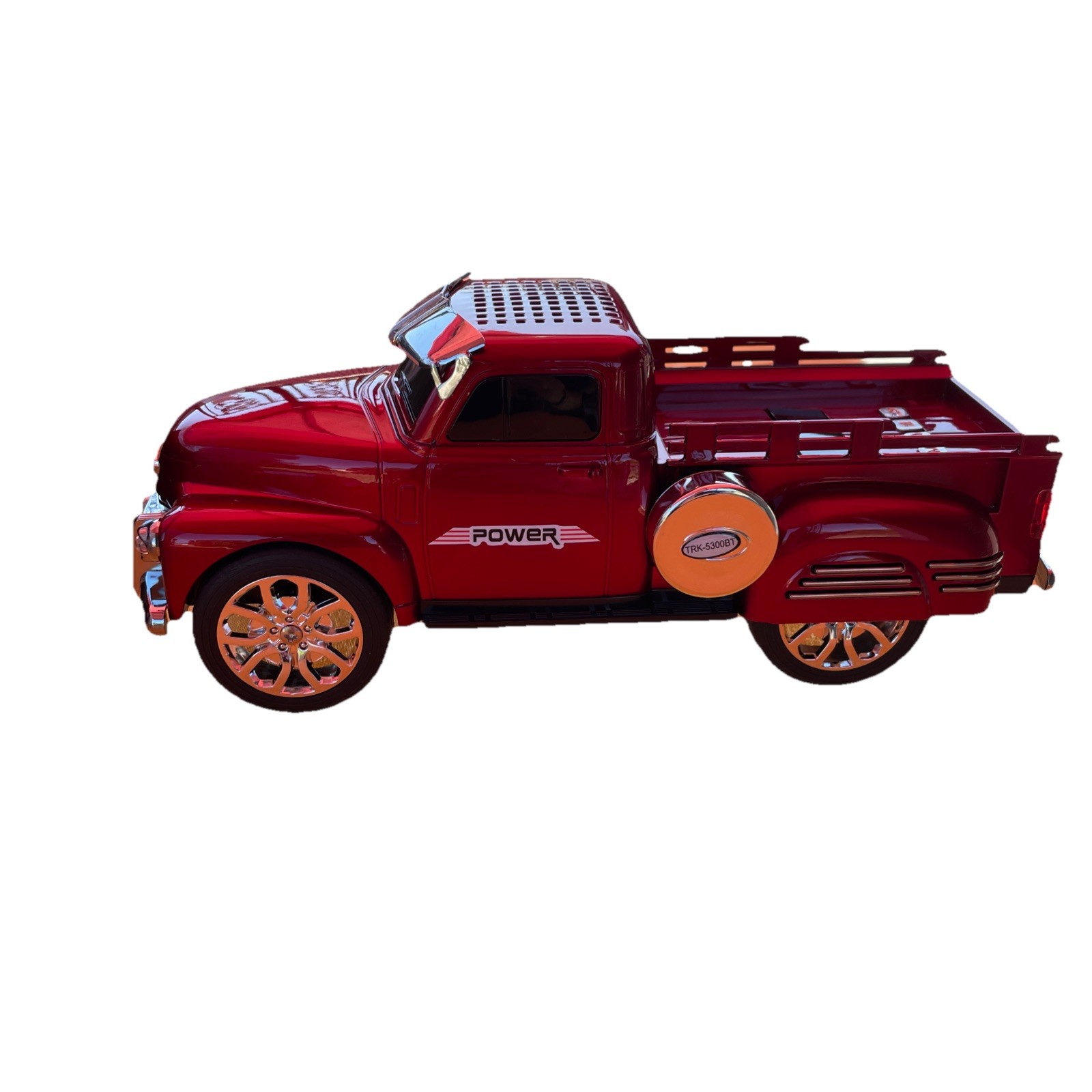 New -FM Radio -Bluetooth Speaker-Red Truck – RED TRK-5300BT Rechargeable Battery