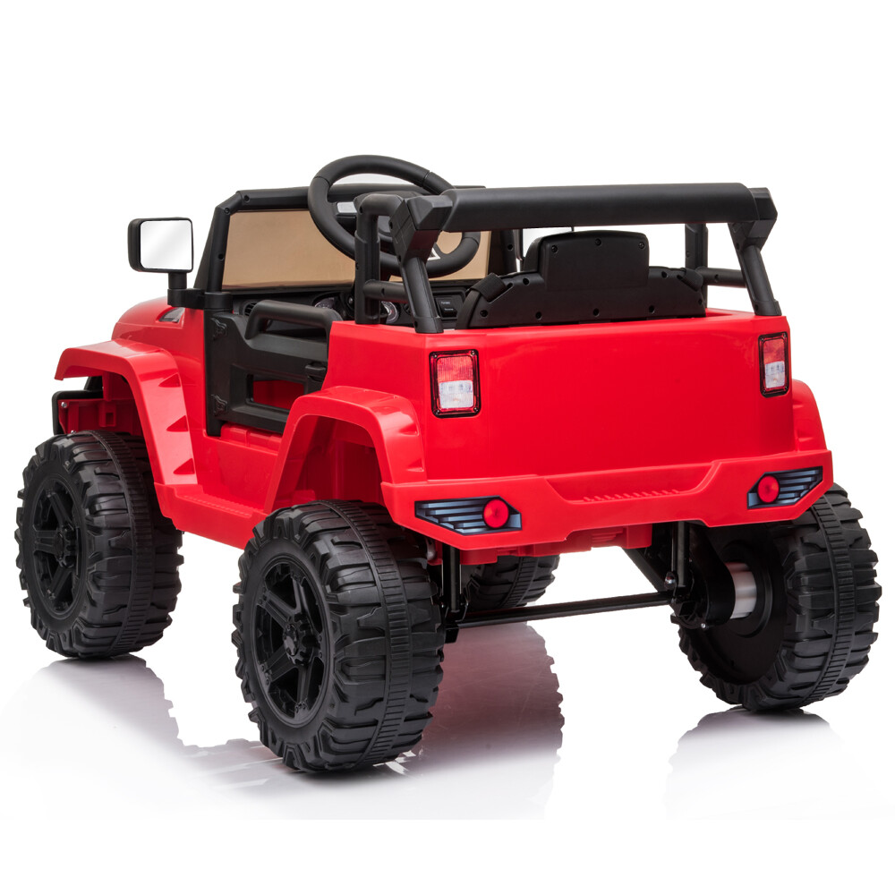Red 12V Ride on Car Battery Powered Electric Toy Truck w/Remote Control for Kids