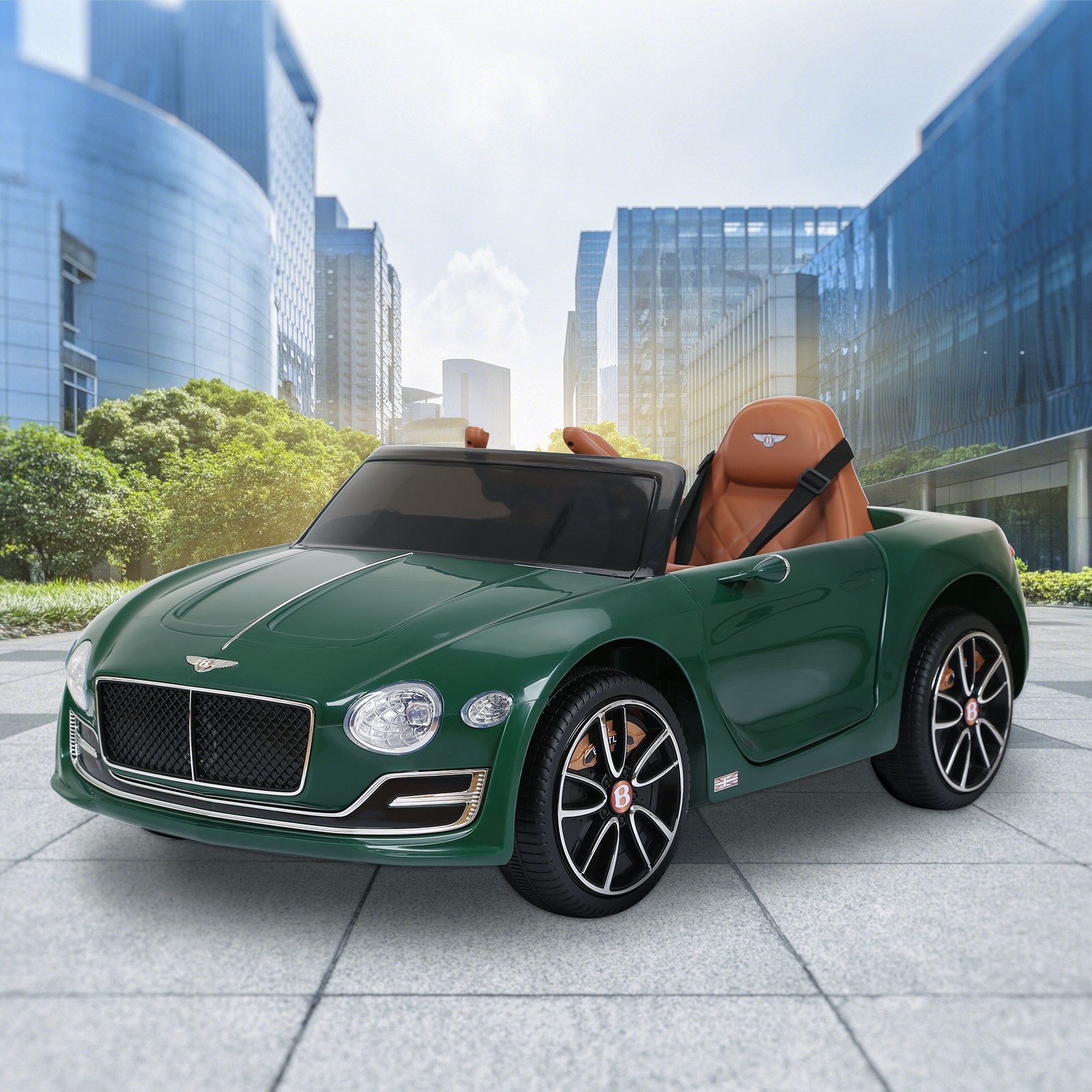 Kids Electric 12v Battery Powered Car Ride On Toy Bentley Style w/Remote Control