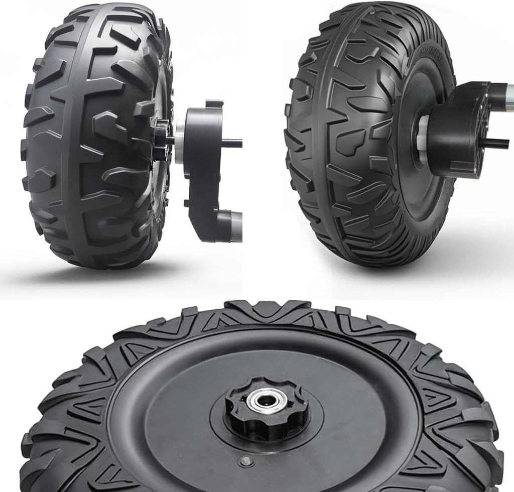 2Pack 33CM/13” EVA Solid Compound Tire for Power Wheels Ride on Car ﻿Alligator