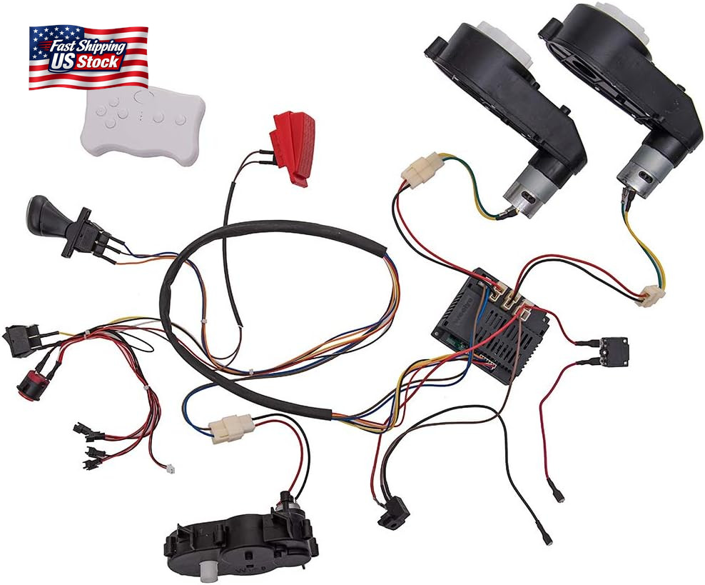 Weelye Ride on Car 12V DIY Modified Wires Complete Set of Remote Control Circuit