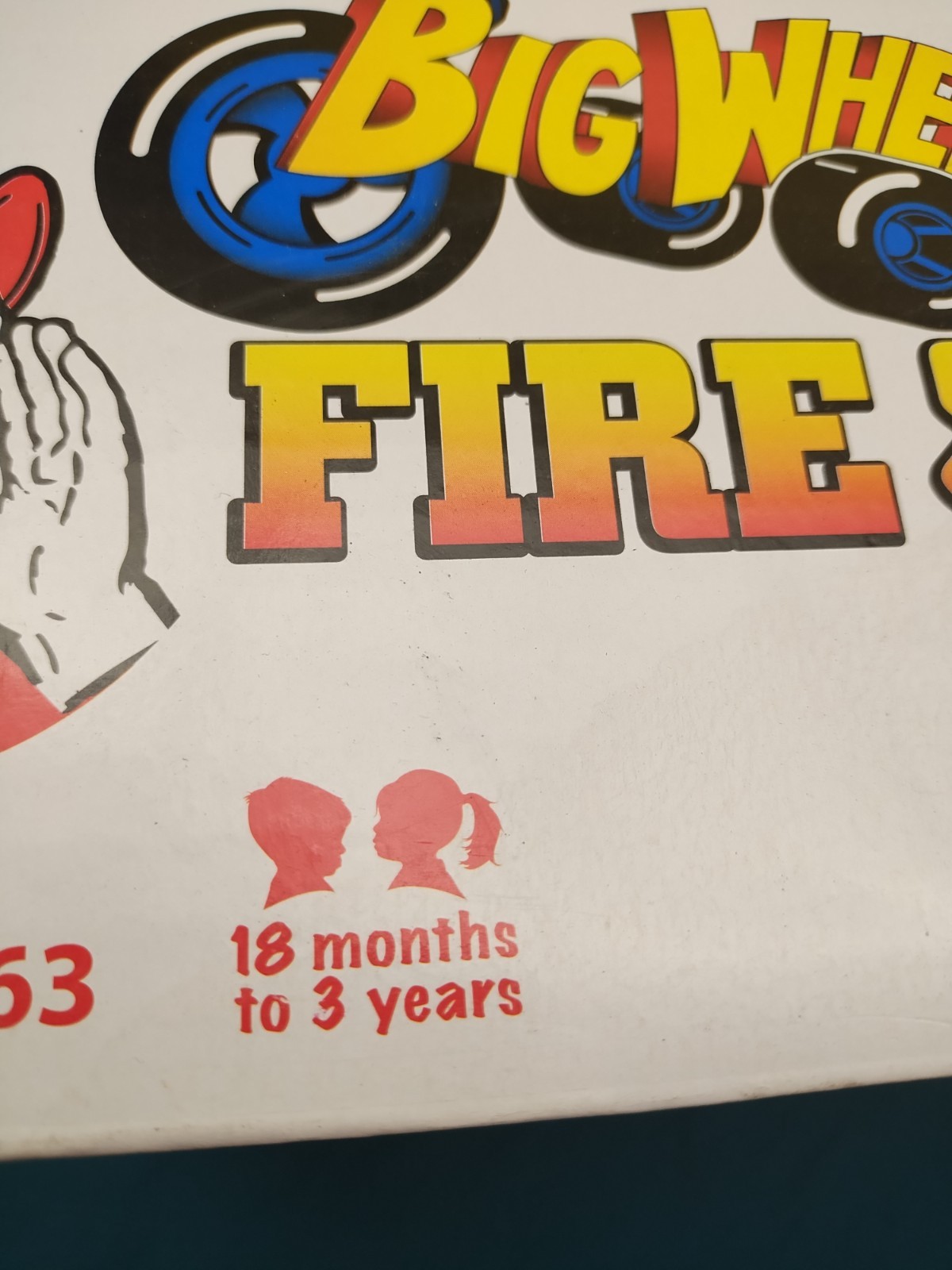 Big Wheel Item #19063 Junior Fire and Rescue Trike, Ages 18 months – 5years