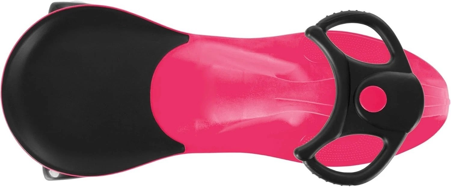 Safe Indoor/Outdoor Wiggle Car Ride On – Bright Hot Pink for Ages 3+