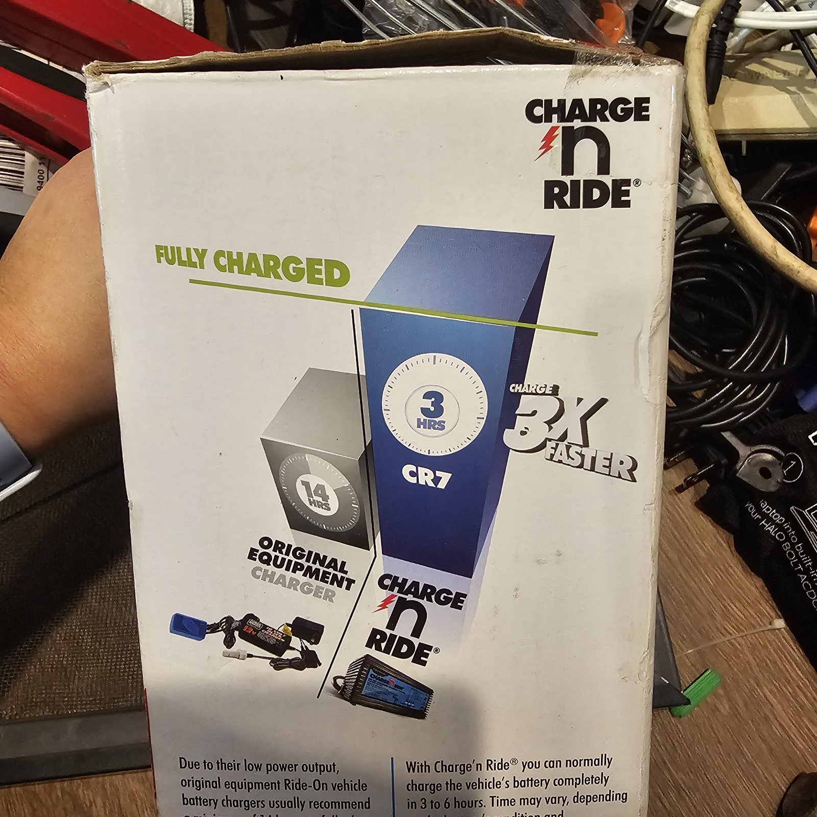 Schumacher Charge n Ride CR7 6V/12V Universal Charger for Ride-On Toys, MPN CR7