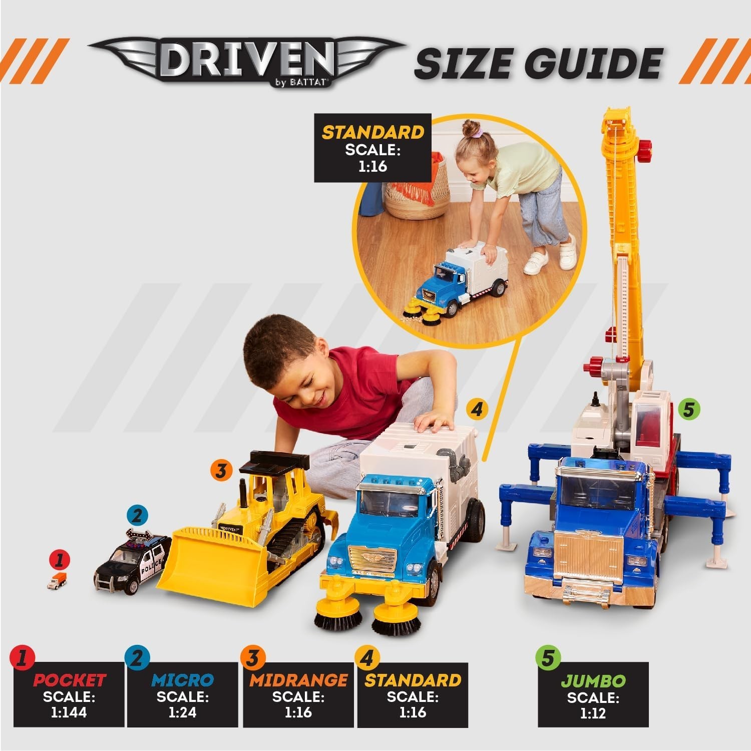 Large Toy Cleaning Truck for Kids – Flashing Lights & Sounds