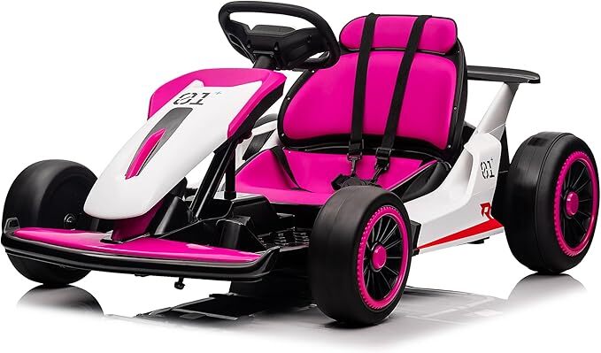 24V Ride On Go Kart Child Electric Drift Go-Kart Music Mode 2 Speed Available