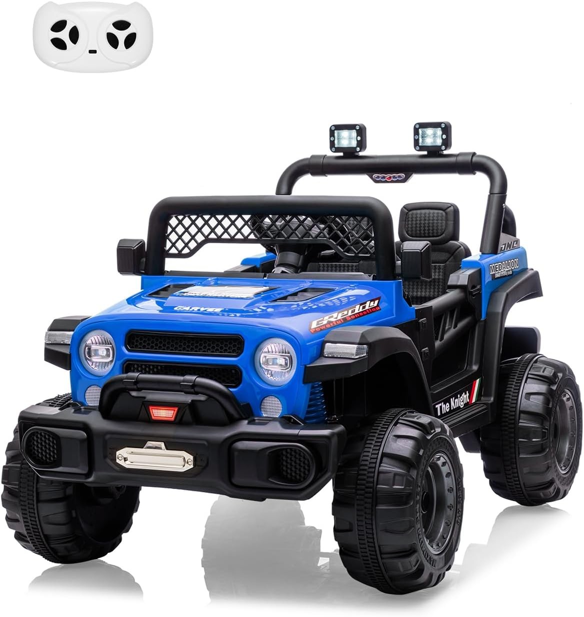 12V Kids Ride on Truck Toys for Big Kids Electric Vehicle with Parent Remote
