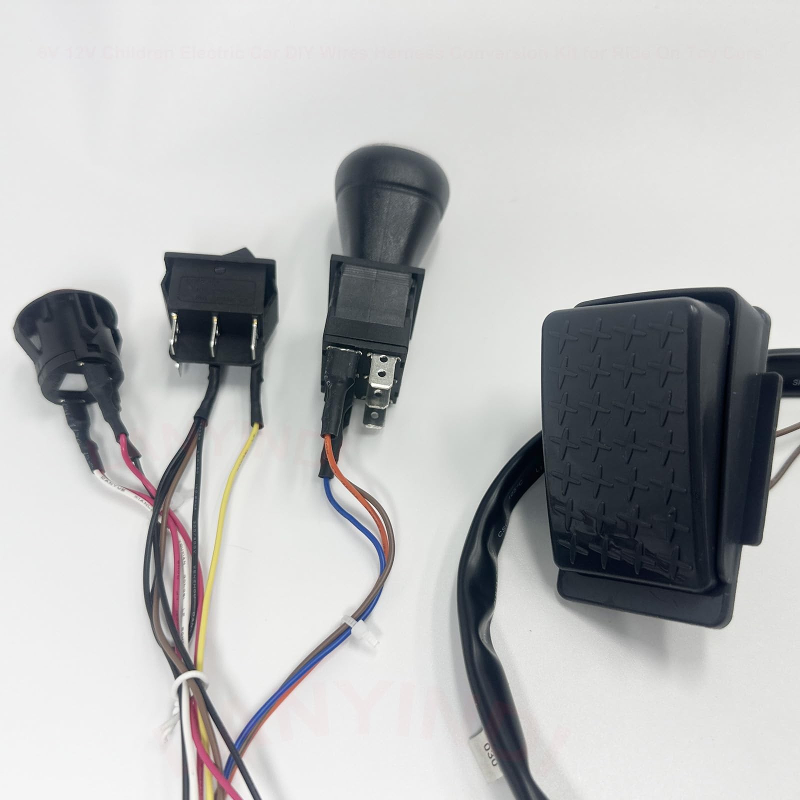24V Wires Harness Conversion Kit for Ride On Car DIY Set Upgrade Kits