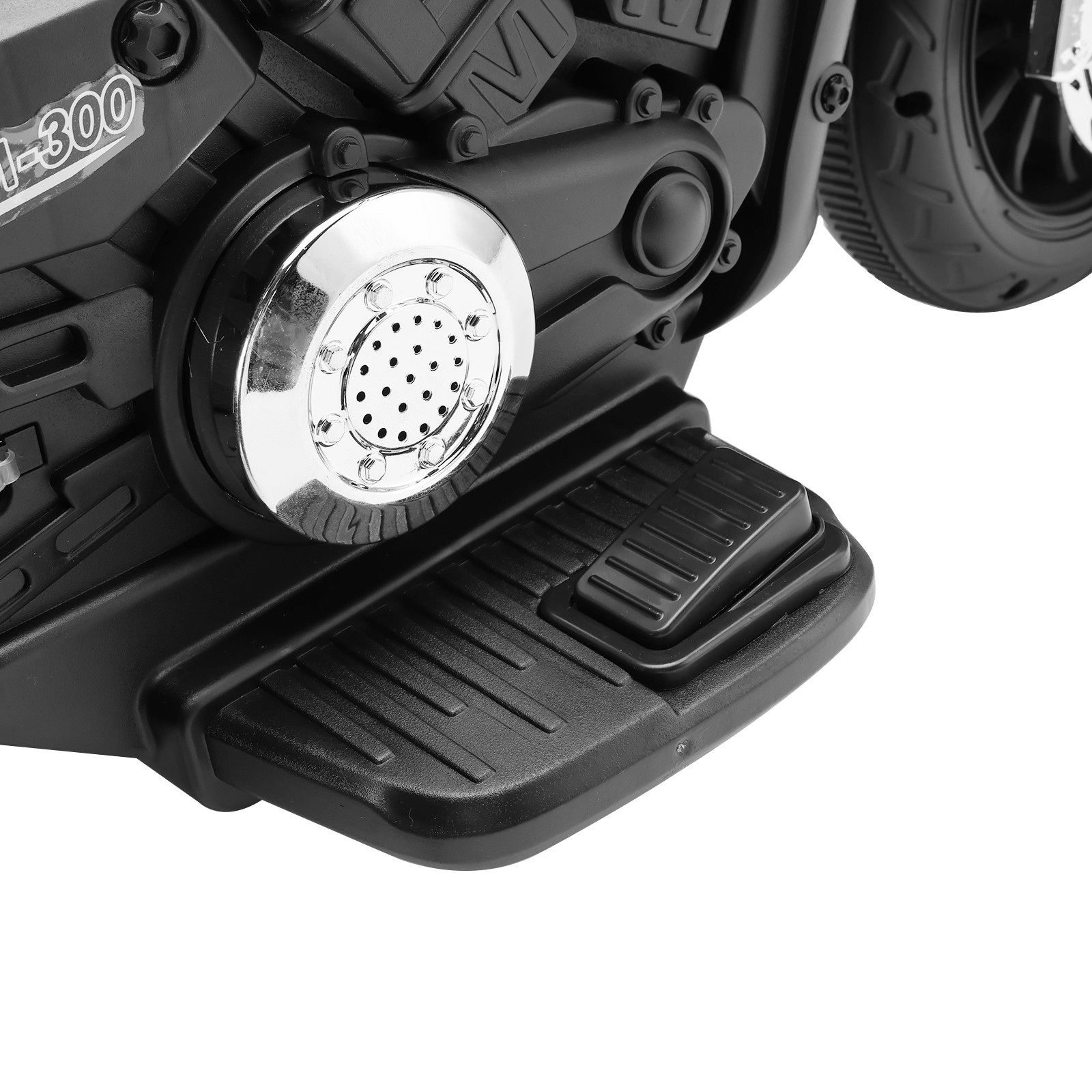 3 Wheel Kids Ride On Motorcycle 6V Powered Electric Dual Drive Toy Car Gray🏍️