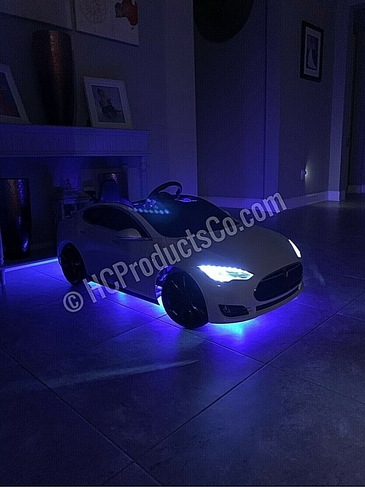 Bluetooth Controlled LED Light Kit for Kids Electric Cars 16 Million Colors
