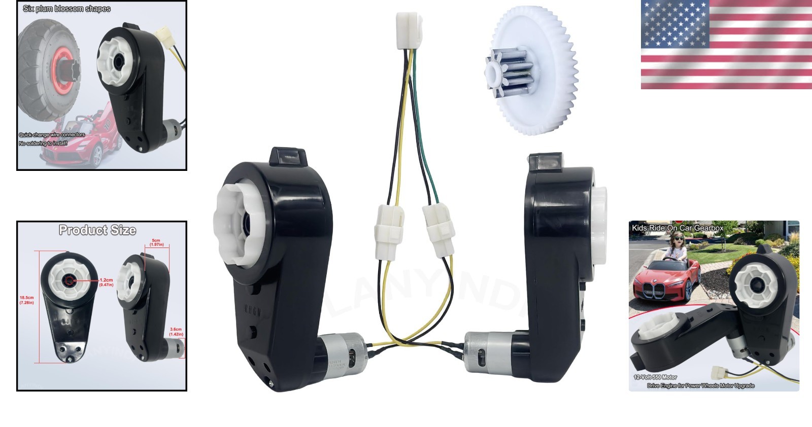 2 Pcs Universal 550 40000RPM Electric Motor RS550 12V Motor Drive Engine Acce…