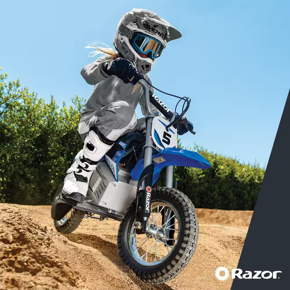 12 In. Boys’ 24V Electric Toy Motocross Motorcycle Dirt Bike