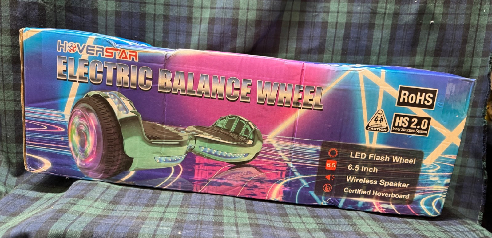 Hoverstar 2.0 Electric Balance Wheel 6.5 inch LED Flash Wheel Turquoise