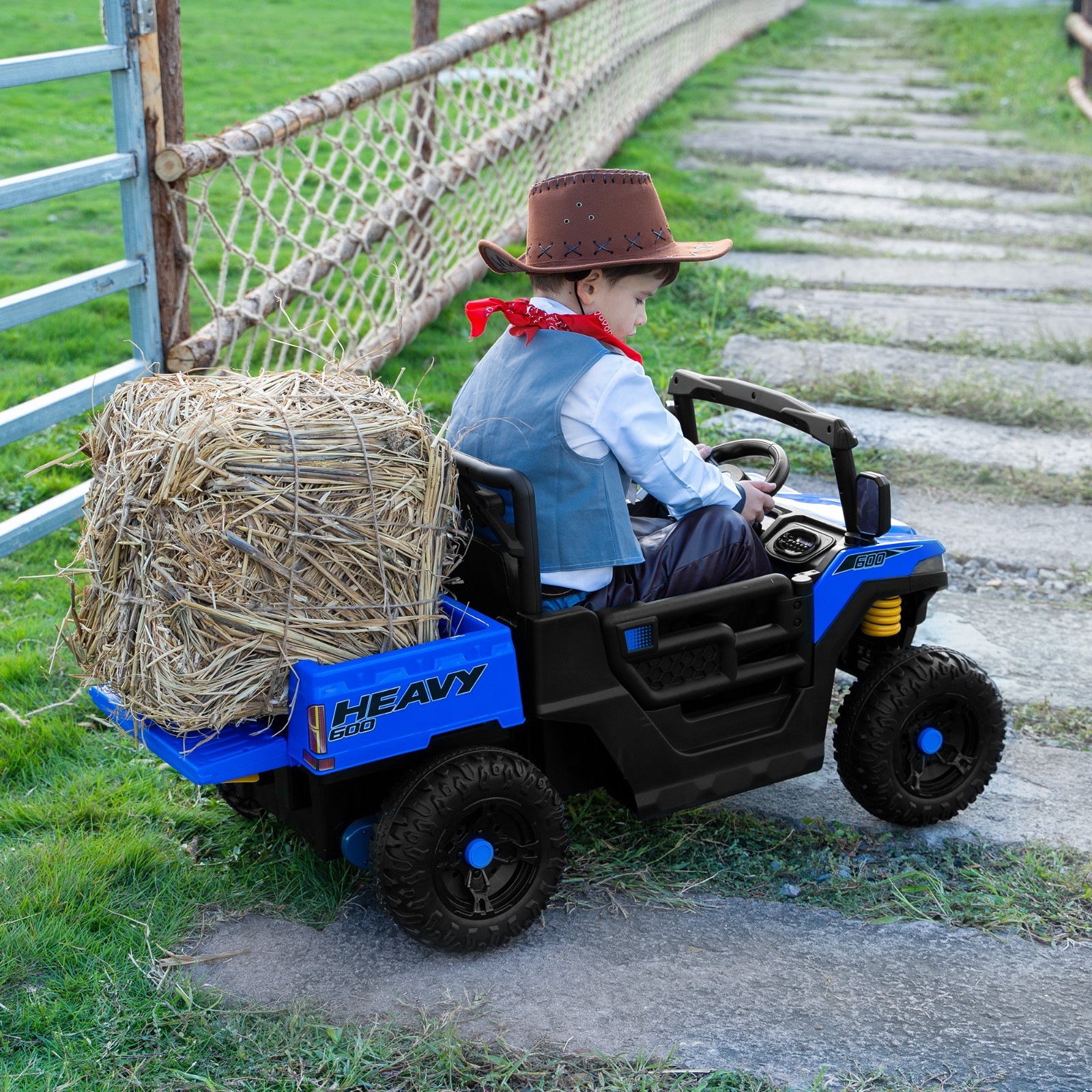 12V Kids Ride On Dump Truck Electric Construction Vehicle with Remote Control