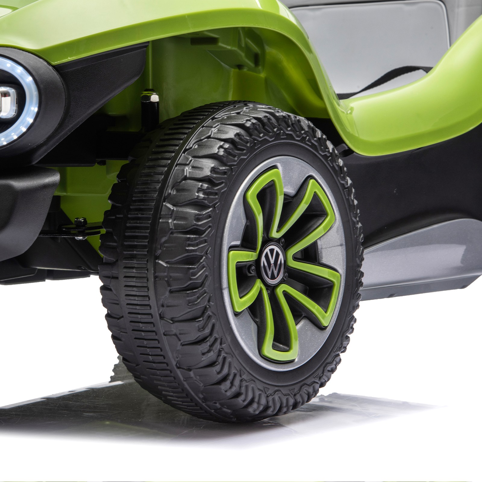 12V Licensed Volkswagen Beetle Kids Ride On Electric Car Speeds 1.5-2.5MPH Green