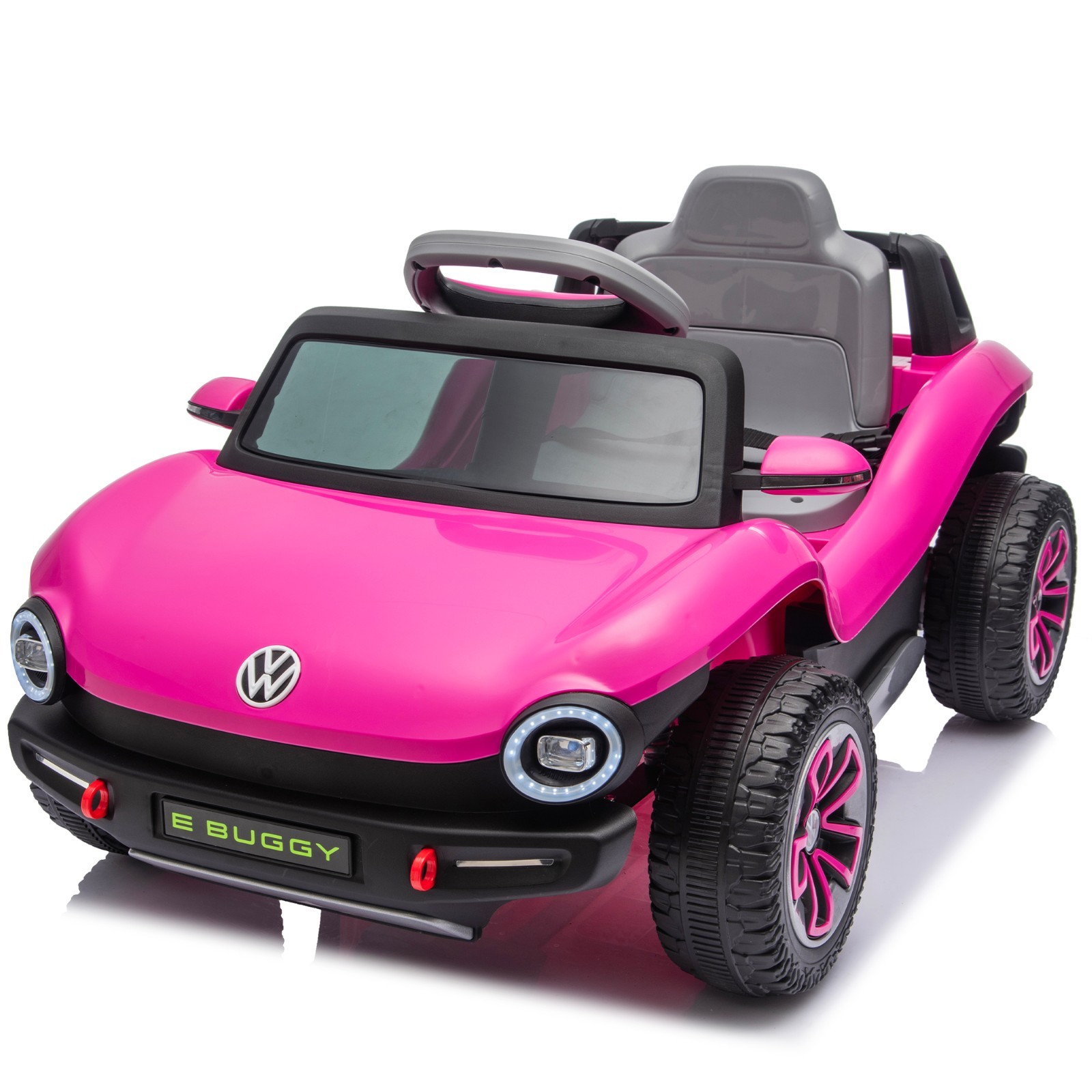 12V Kids Ride On Car w/Remote Licensed Volkswagen Beetle Electric Car 1.5-2.5MPH