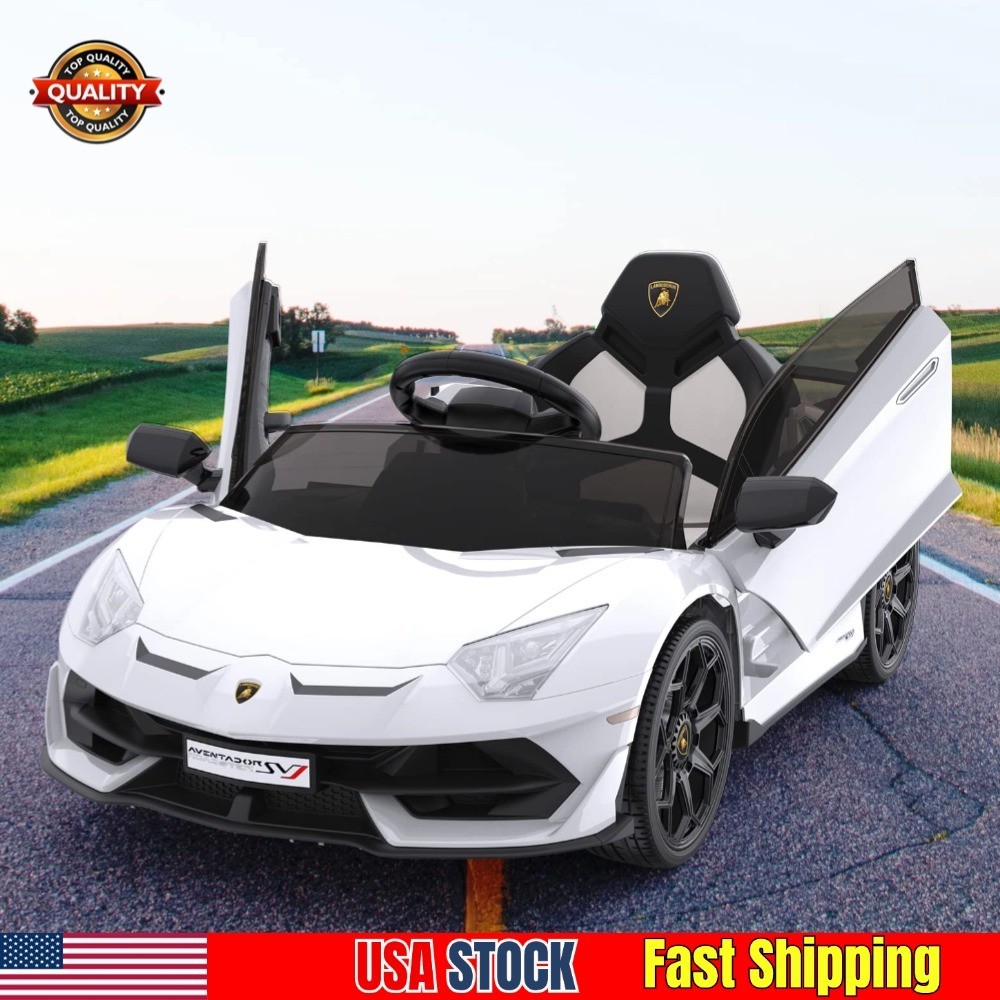 12V Electric Ride On Licensed Lamborghini Car for Kids Battery Power 4 Wheeler