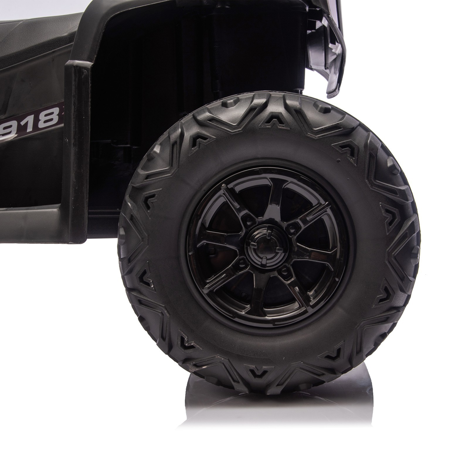 24V Kids Ride on ATV Electric Power Wheels Off-Road Quad Car W/ Bluetooth Music