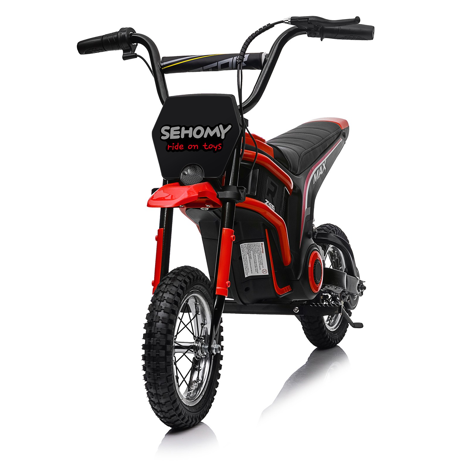 24V 350W Ride on Electric Dirt Bike for Kids 8-12 Tail Lights 15.5 mph 130lb Max