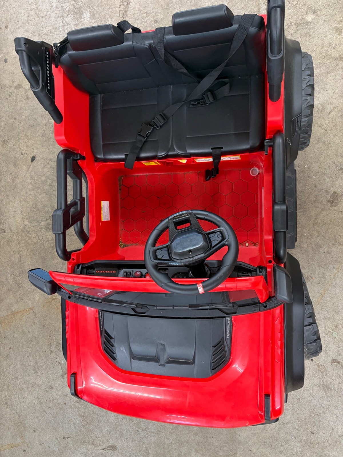 iYofe 24V 2 seater Ford Bronco Raptor Power Ride on Car