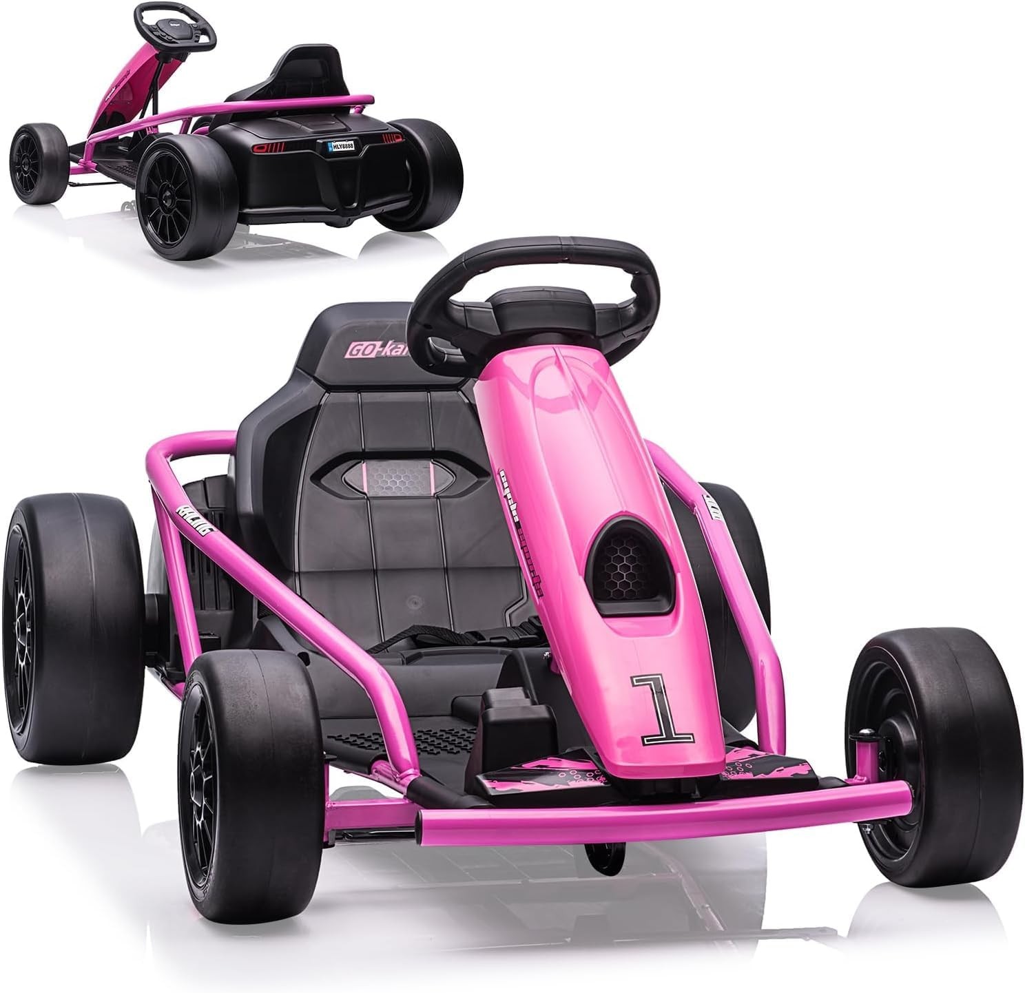 🔥🔥24V Go Kart 300W*2 Extra Powerful Motors 9Ah Large Battery for Kids 8-12 Yea