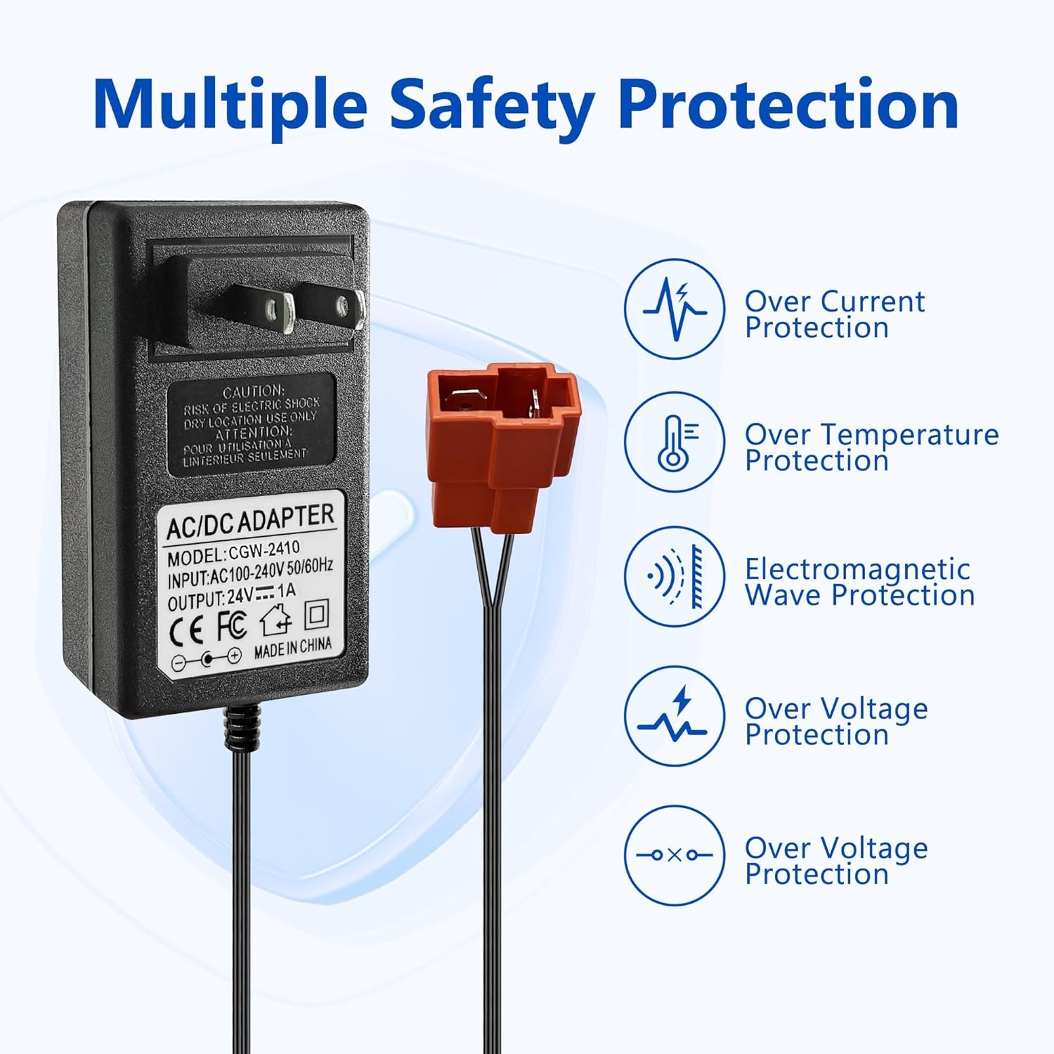24V Battery Charger Compatible with Ride On Toys for Kids, 24Volt (28.8V) Batter